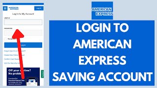 American Express Savings Login: How to Sign in American Express Savings Account | Amex Savings