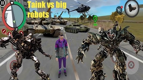 Slavic Gangster Style robots vs army tank (Naxeex android gameplay)