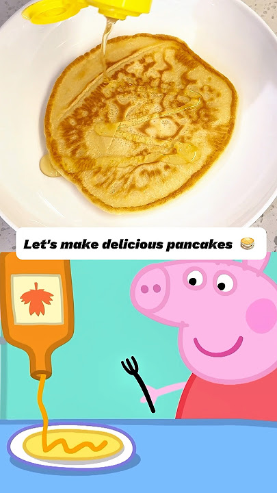 Delicious pancake from Peppa Pig 🐽 #shorts