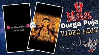 🌺 Durga Puja Video Editing Vn App | Durga Puja Status Video Editing#desitechgamervideo screenshot 3