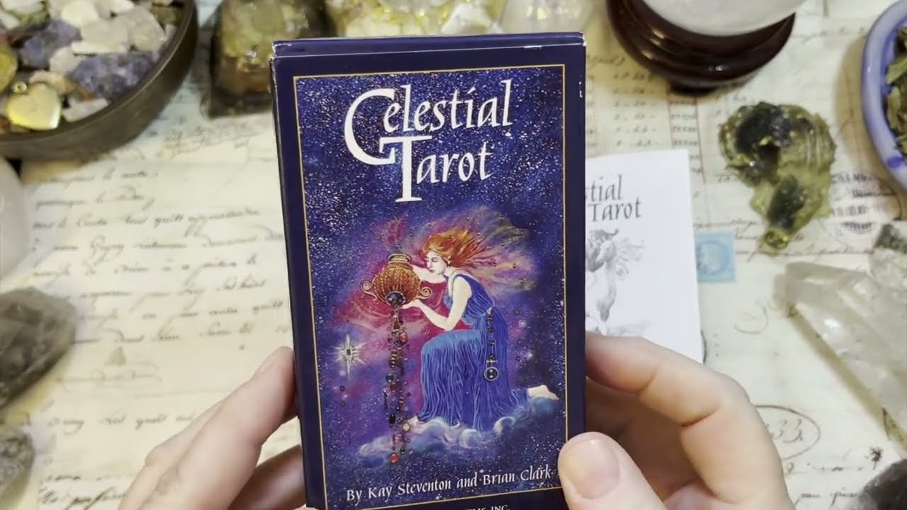 Celestial Tarot Deck by Brian Clark and Kay Steventon Flip Through 