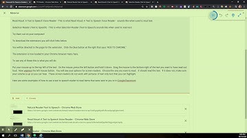 How to use a Screen Reader in GoogleChrome