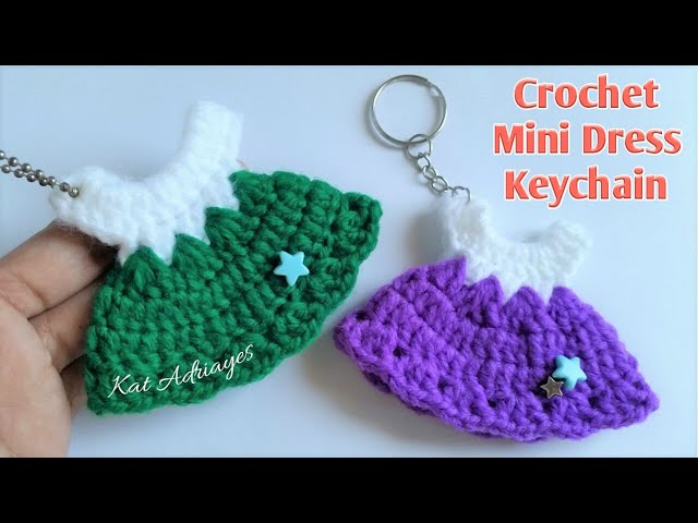 crochet mini dress souvenir Crochet Mini Dress | crochet keychain
