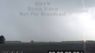 5/19/2007 Lightning video with close strikes and cloud to cloud lightning bolts.