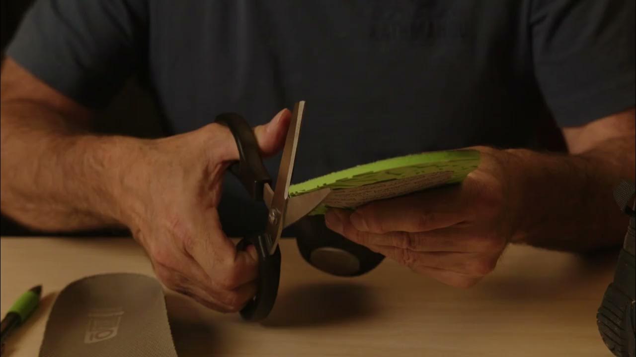 O FIT Insole® II Plus How To Trim Your Insole Oboz Footwear YouTube