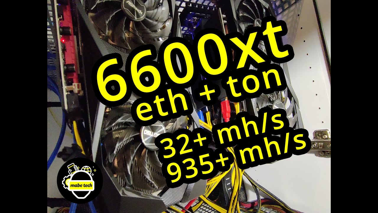 RX 6600 XT Minerstat OS Setting Dual Mining in 2022! | ETH 32+ mh/s and TON  935+ mh/s