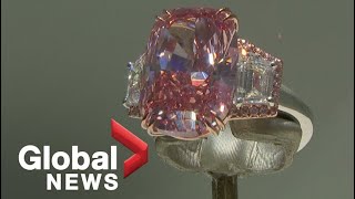 Rare, dazzling pink diamond could fetch more than $21 million at auction