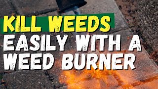 Kill weeds easily with a weed burner