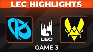 Kc Vs Vit Highlights Game 3 Lec 2026 Playoffs Karmine Corp Vs Team Vitality