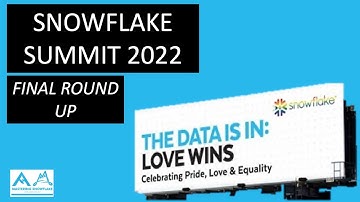 Snowflake Summit 2022 | Recap | A round up of the key announcements