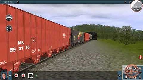 EMD GP7 BDRV #780  Woodchip Hoppers addon Trainz Simulator Android
