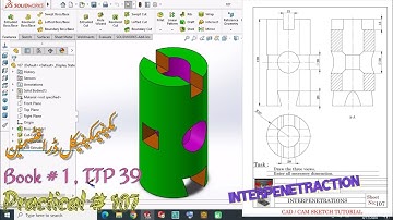 Mechanical Draftsman Sheet No 107 || TTP 39 || solidworks tutorial || solidworks beginners