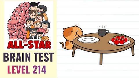 Brain Test All Star Level 214 | Find something to feed this cat | Walkthrough