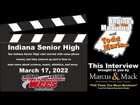Indiana in the Morning Interview: Indiana Senior High (3-17-22)
