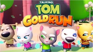Talking Tom Gold Run Get Gold from the Robber before Time Runs out!
