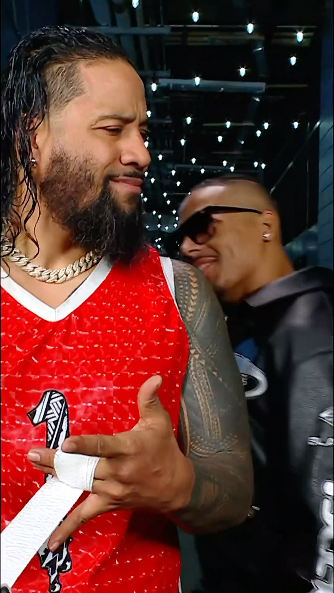 Jimmy Uso roasts Carmelo Hayes