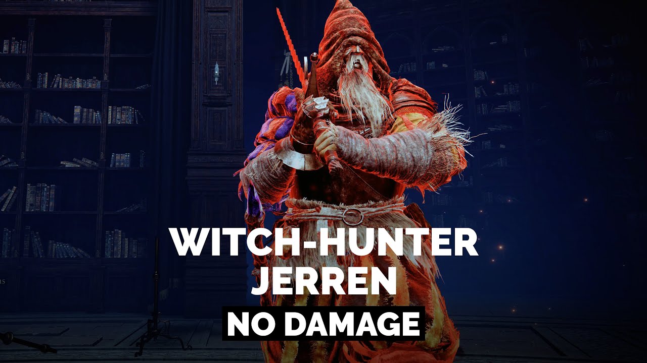 Witch-Hunter Jerren [ Raya Lucaria Grand Library ] | No Damage | Elden Ring