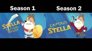 Dogs In Space Intro Comparison Season 1-2