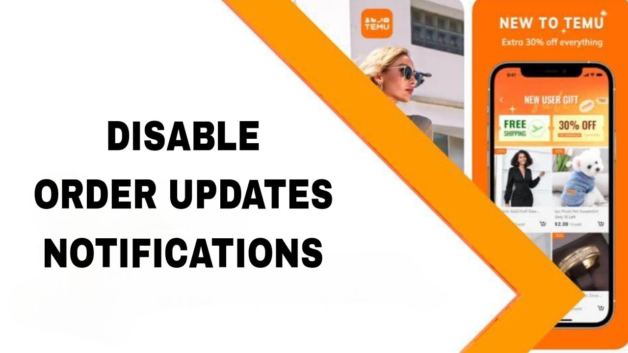 How To Disable Order Updates Notifications On Temu App - YouTube