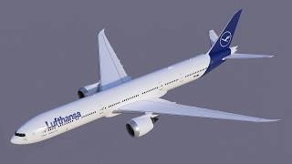Details Boeing 777-9 - 3D Model - SketchUp (Photos Only) Update