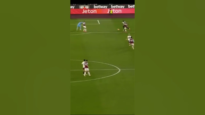 West Ham: Lucas Paqueta 67' - a back pass to their goal keeper earned us a quick recovery goal 3 - 2