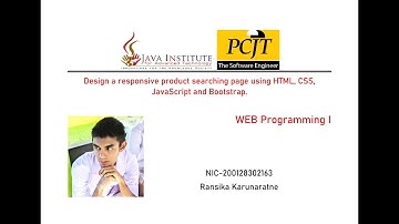 18 | Design a responsive product searching page using HTML, CSS, JavaScript and Bootstrap