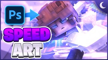 Minecraft Speedart | ReplayGFX [23] ❗ Blender + Gimp ❗