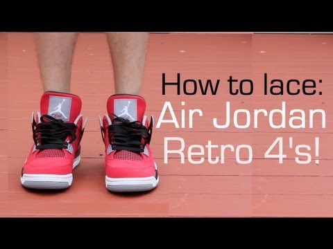 jordan 4 loose lace