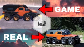 GAME vehicles in REAL | PART 1 | OFF THE ROAD | OTR - OPEN WORLD DRIVING | ANDROID (Images only)