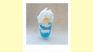夏休みに見た目も涼しい青空ゼリー　#shorts