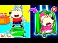 Wolfoo, Don&#39;t Jump! - Lucy Got Stuck in Suicase Luggage | Kids Cartoons | Wolfoo Family