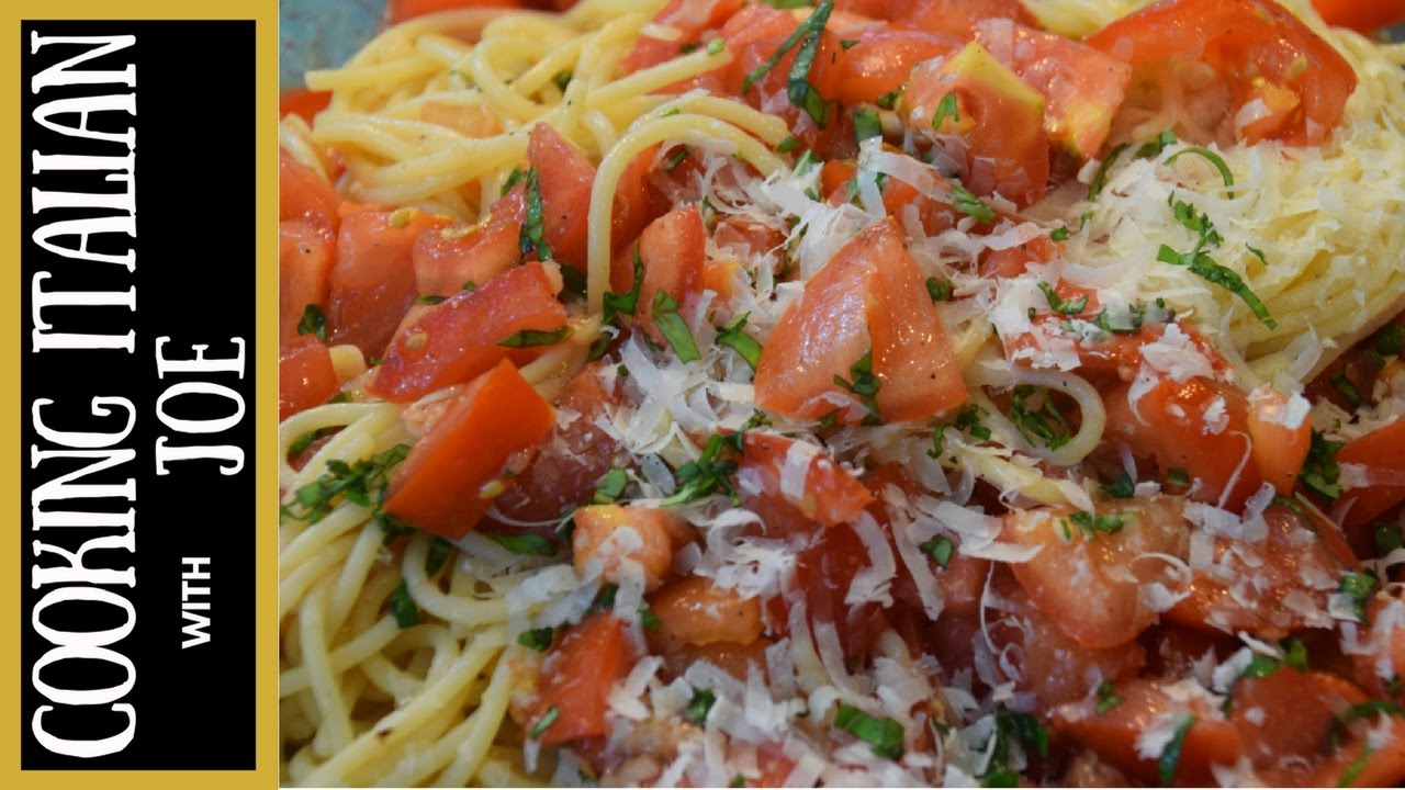 Spaghetti and Tomatoes | Cooking Italian with Joe