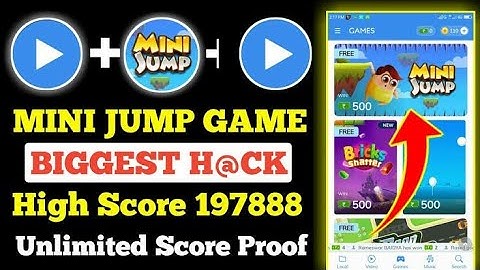 Mx Player Game Hack 😱 ( With Proof 💯) || Mx Player " Mini Jump " MOD Unlimited Trick