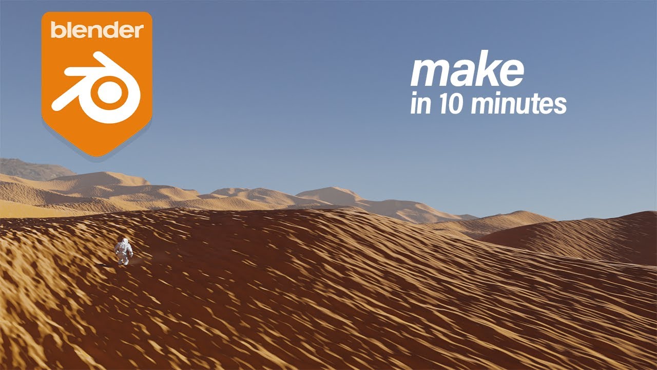 How to Make a Realistic Desert in Blender in Just 10 Minutes - YouTube