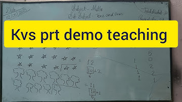 kvs prt demo teaching of maths with interview// topic- tens nd ones// #kvs #interview #prt #demo 🔥🔥🔥