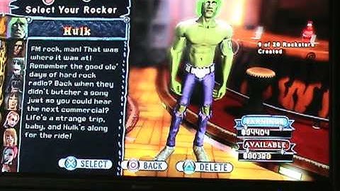 Guitar Hero World Tour custom characters ( Marvel and Dc heros )