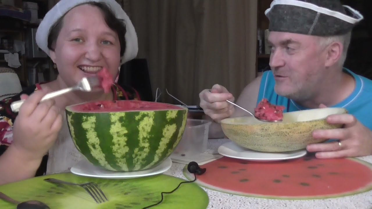MUKBANG RUSSIA | АРБУЗ и ДЫНЯ | WATERMELON MELON |чуть ASMR,НЕОБЫЧНОЕ ПОЕДАНИЕ|ПРОБИЛО НА ХАХА