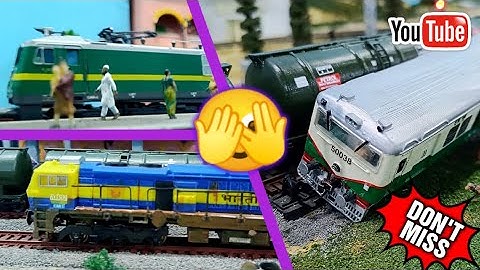 HO Scale Indian Railways Miniature Model Train Derailment and Fails Part 5 | model train videos