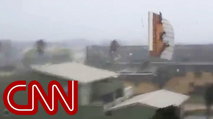 See Hurricane Michael tear roof off home