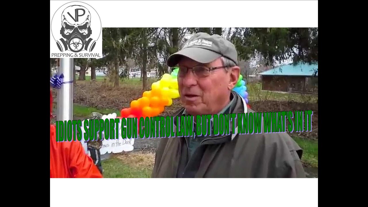 Gun control idiots - NYers say they support gun control law, but don't know what's in it - YouTube