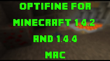 How to Install Optifine for Minecraft 1.4.2 and 1.4.4 Without Modloader (Mac)
