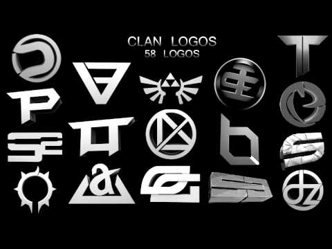 clan logo pack 50 logos youtube clan logos templates
