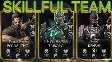 MORTAL KOMBAT X MOBILE:Skillful Team!Elite Pack Opening!