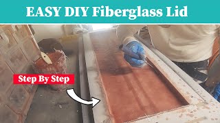 Easy DIY Fiberglass Hatch Lid from a wood mold.