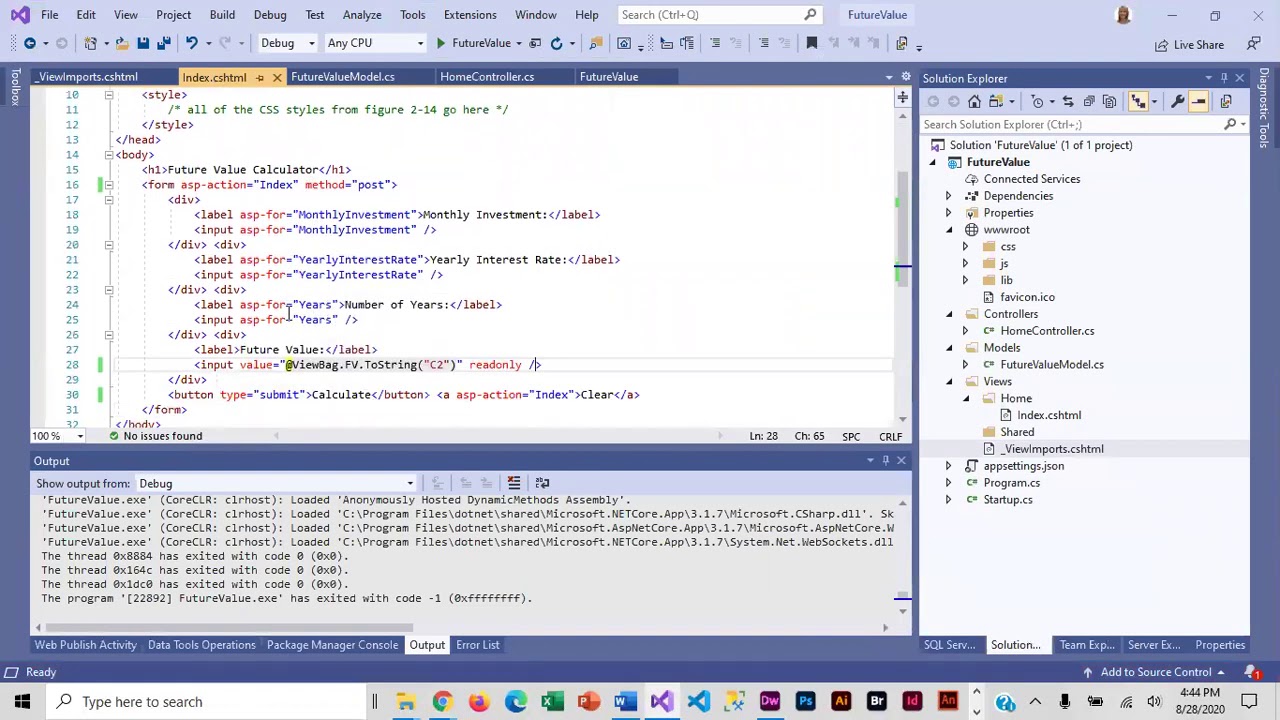 Hands On 6 adding get and post requests to the controller - YouTube