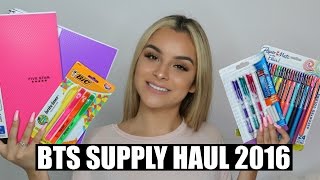 BTS SUPPLIES HAUL 2016 | Aidette Cancino