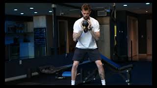 How to perform: Goblet squat w/ 5 sec hold