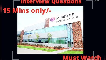 Mindtree Technical Interview Questions/Nov -2/15mins interview