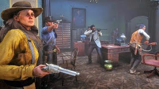 Arthur's Gang vs Micah's Gang | Red Dead Redemption 2 NPC Wars 97
