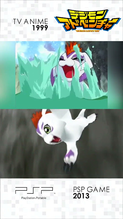 Digimon Adventure | PSP & Anime - Cutscenes Comparison